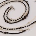 thumbnail image 2 of Woman Glasses Chain Imitation Pearls Beads Mask Anti-lost Lanyard Decoration Female Mask Hanging Rope Sports Anti-Slip String A04 68cm, 2 of 6
