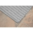 thumbnail image 3 of Garland Rug Sheridan Nylon Platinum Gray Washable Indoor Area Rug, 5' x 7', 3 of 5