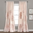 thumbnail image 1 of Panel de cortina para ventana Lush Decor Serena, 137 cm x 213 cm, rubor, 1 of 7