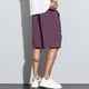 thumbnail image 3 of Pantalones cortos cargo informales de cintura media para hombre: poliéster liso, cordón, corte holgado, pantalones de baloncesto y fitness, para todas las estaciones, tallas M-XXXXL., 3 of 4