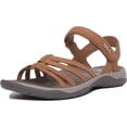 thumbnail image 6 of Teva Elzada Women's Strappy Leather Sandal in Tan Size 8, 6 of 6