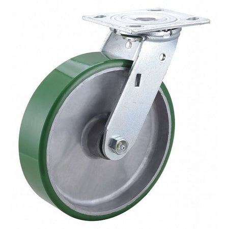Manufacturer Varies Plate Caster Swivel Polyurethane 9 1/2 H 3G143