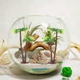 thumbnail image 3 of SHISUYAN 12Pcs Plastic Coconut Tree Miniature Plant Pots Bonsai Craft Micro Landscape DIY Decor, 3 of 8