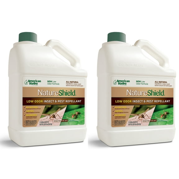 American Hydro Systems NS2 NatureShield Low Odor Insect and Pest Repellant, 64oz, 2 Pack