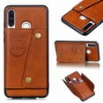thumbnail image 1 of TG Huawei P30 Lite - Well-thought-out Case with Card Slot Light Brown, 1 of 4