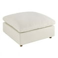 thumbnail image 2 of Modway Commix Modern Down Filled Overstuffed Fabric Ottoman in Light Beige, 2 of 8