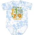 thumbnail image 3 of Inktastic First Birthday Safari Jungle Animals Boys or Girls Baby Bodysuit, 3 of 5