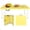 Light Yellow, variant on Portable Plastic Folding Table 4ft/6ft/8ft Heavy Duty White Black Picnic Dining Table Fold-in-Half for Camp Party Kitchen Indoor Outdoor (White, 4FT)
