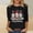 A625 Dark Gray, variant on LEKWK Funny Xmas Shirts for Women Merry Xmas Crew Neck 3/4 Sleeve Tops Sequin Christmas Tops for Women Holiday Womens Christmas Tops 3/4 Sleeve
