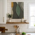 thumbnail image 6 of Abstract Green Brown Canvas Wall Art for Living Room Bedroom Bathroom, Modern Minimalist Oil Painting Texture Canvas Art Wall Decor, Artwork for Walls Home Office Decor, 8"x10", 6 of 9