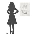 thumbnail image 4 of Global Gallery's 'Authentic Coffee IV White Gray' by Daphne Brissonnet Stretched Canvas Wall Art, 4 of 4