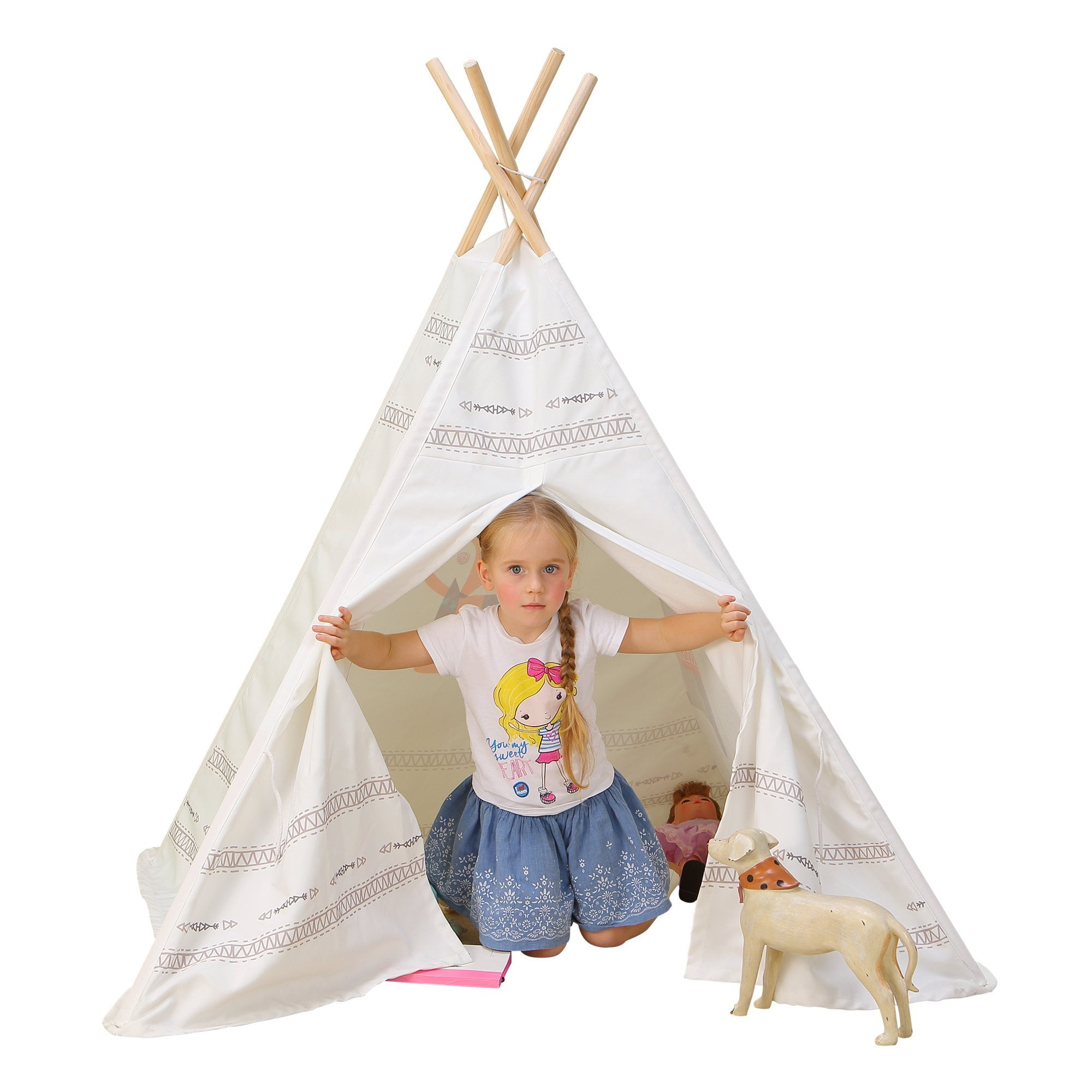 PAW PATROL DASH Teepee Tent Playhouse Tipi Outdoor Indoor Boys Kids Child Gift