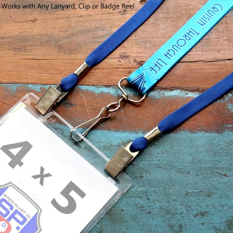 Retractable Badge Holder With Laminated Label