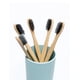 thumbnail image 4 of Kit de 5 Cepillos de Dientes Ecowood de Bambú Biodegradable con Cerdas de Carbón Activado, 4 of 7