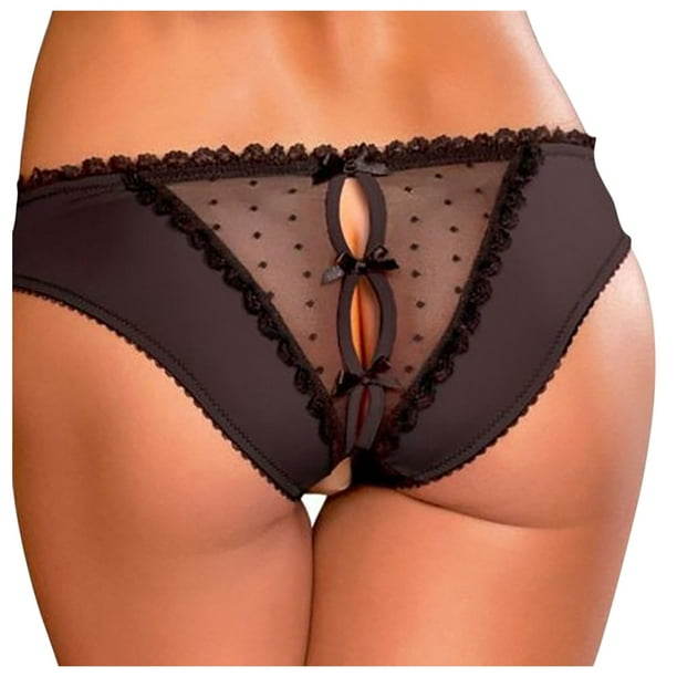 Aayomet Women'S Panties Women Panties Fashion Girls G String Sports  Underwear Lingerie Comfortable Thongs Underpants T Back,Black M