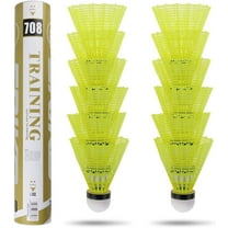MODANU Badminton Shuttlecocks 12 Packs Nylon Shuttlecocks Birdies Balls High Speed Badminton Balls with Great Durability Stability Suitable for Indoor Outdoor Sports Training