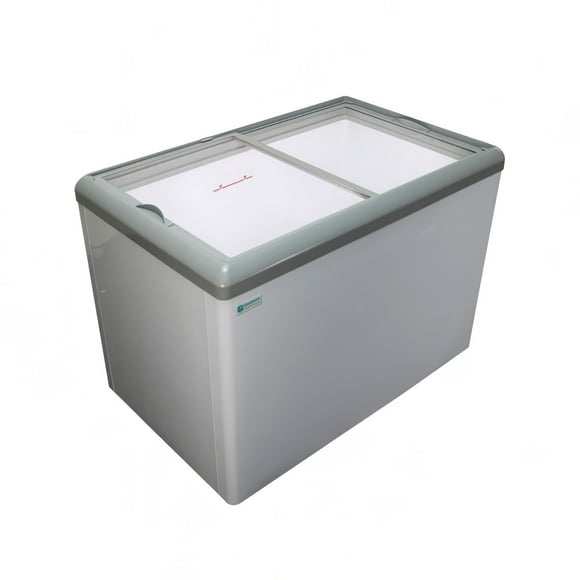 Excellence Industries HL-17HC 59 1/2" Mobile Ice Cream Freezer w/ 6 Basket Capacity - White, 115v