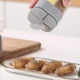 thumbnail image 4 of Spice dispenser Spice jar 4 compartments Spice jar Salt jar Sugar jar Spice container Salt and Pepper Grinders For Kitchen Bbq Gray Sea, 4 of 5
