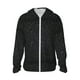 thumbnail image 1 of Fotbe Black Glitter Chaqueta con Protección Solar UPF 50+ para Hombre y Mujer, Camisa con Capucha y Bolsillos-Small, 1 of 7