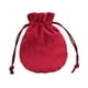 thumbnail image 5 of Bolsa con cordón para guardar joyas, organizador de regalos de fiesta, bolsa de terciopelo para relojes, collares, pulseras, dijes y aniversarios. Vino tinto 95x115cm, 5 of 8