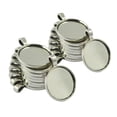 thumbnail image 2 of 20 Unids Componentes BLESIY DIY Pendientes Colgantes bisel Joyas hallazgos Cabochon, 2 of 8