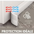 thumbnail image 4 of Draft Stopper & Door Seal - NEW Insulated Door Bottom (Quick to Install), Ideal for Insulating Against Cold, Noise & Moisture (1 x White), 4 of 5