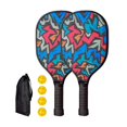 thumbnail image 4 of Pickleball Paddles 4 Balls Lightweight Pickleball Rackets for Men Women Kids Style H, 4 of 9