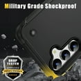 thumbnail image 5 of Dteck Kickstand Military Grade Cover for Samsung Galaxy S24 Plus 5G Phone Case Rugged Heavy Duty Shockproof Anti-Drop Durable PC Hybride Silcone Bumper Shell, Black, 5 of 7