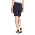thumbnail image 2 of Hilary Radley Womens Midweight Bermuda Pull-On Short Size XS, 2 of 6
