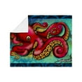 thumbnail image 3 of CafePress - Octopus Poster Throw Blanket - Soft Fleece Throw Blanket, 50"x60" for All Ages, 3 of 4