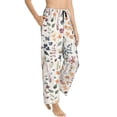 thumbnail image 2 of Fotbe Watercolor Floral Women's Pajama Pants,Sleepwear Pants,Pj Bottoms Drawstring And Pockets-Large, 2 of 9