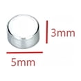 thumbnail image 3 of Small Round Rare Earth Magnets 10Pcs Plated Strong Neodymium Magnets For DIY Crafts Industrial Office Home Use, 3 of 3