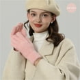 thumbnail image 2 of Womens Plush Lined Thermal Winter Riding Gloves Knit Comfort Fit Outdoor Cold Weather Protection, 2 of 4