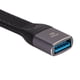 thumbnail image 1 of Cable de transmisión USB hembra a tipo C macho de 10 Gbps PD de 100 W de carga rápida 3.1 Gen 2 para dispositivos portátiles, celulares y tipo C, 1 of 12