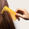 thumbnail image 2 of Peine de dientes anchos, peine antiestático sin mango, cabello rizado ondulado grueso para mujeres y hombres, masaje alisador, 2 of 5