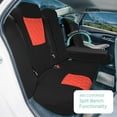 thumbnail image 4 of For Honda Accord 2023-2024 FH Group Neoprene Custom Fit Car Seat Covers - Sport SE, EX, EX-L, Touring, LX, Sport Hybrid - Red/Black Full Set, 4 of 7