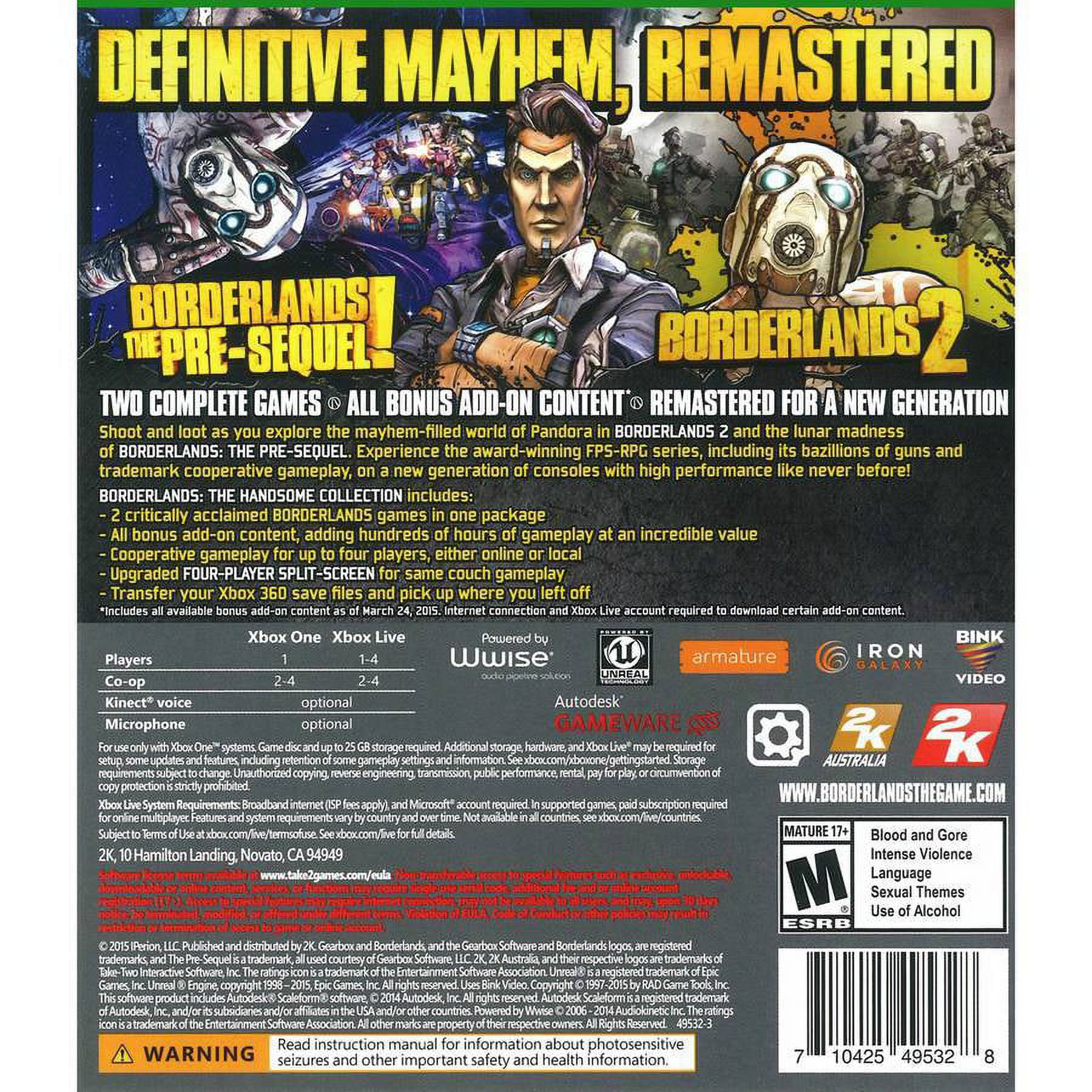 Borderlands: The Handsome Collection (Pre-Owned), 2K, Xbox One, 886162546804 - image 2 of 5