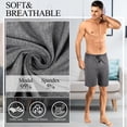 thumbnail image 3 of Pack de 3 pantalones cortos de pijama Bunnycool para hombre con bolsillos, 3 of 6