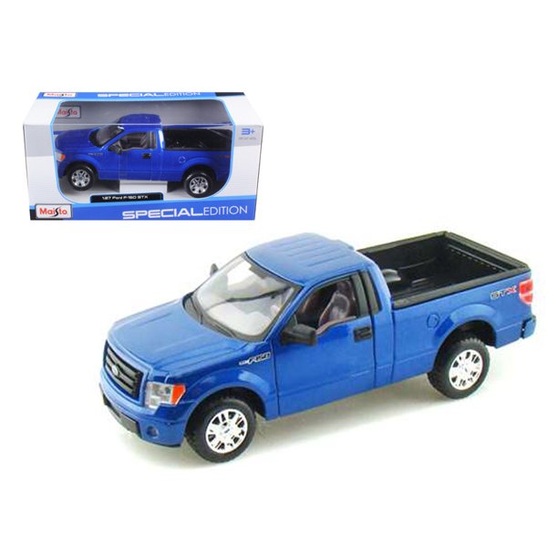 2010 Ford F 150 Stx Pickup Truck Blue 1 27 Diecast Model By Maisto Walmart Com Walmart Com