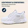 thumbnail image 4 of CHICVOMEY Platform Sneakers for Women Comfortable Lace-Up Sneakers Lightweight Versatile Walking Shoes Ideal for Daily Wear and Walking, 4 of 8