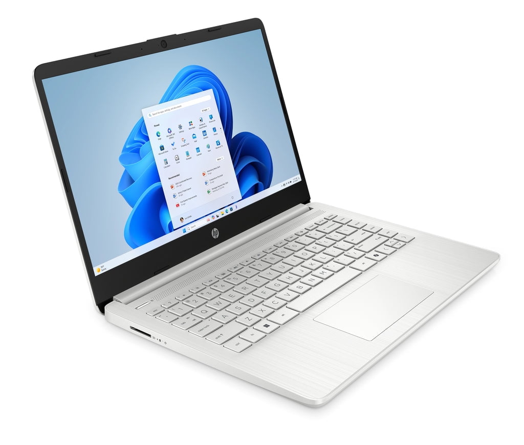 HP 14-dq6101ds 14" HD Touchscreen Laptop, Intel N150 0.8GHz, 4GB RAM, 128GB UFS, Windows 11 Home S Mode, Natural Silver