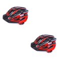 thumbnail image 3 of ZheElen PC Confortable Vélo pour Hommes - Léger Résistance à l'Air Réduite Résistance aux Impacts Réglable Sans Fardeau Conduite Noir Rouge 2 Ensembles, 3 of 6