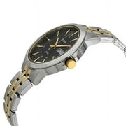 Citizen Mens Quartz Day/Date Watch - Black Dial - Two-Tone Case and Bracelet