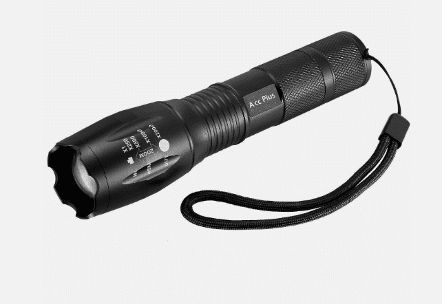5 Pack Tactical 18650 Flashlight High Powered, 5 Modes Zoomable Aluminum LED Flashlights