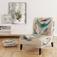thumbnail image 2 of Designart "Douce Expression Minimaliste" Chaise d'Appoint Moderne Rembourrée Verte - Fauteuil Moderne pour Salon, 2 of 7