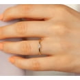 thumbnail image 3 of vylahjewellery 1 Ct Baguette Cut Diamond Solitaire Ring 14K Rose Gold Moissanite Anniversary Forever Ring, 3 of 6