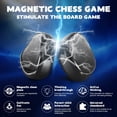 thumbnail image 4 of Juego de ajedrez magnético Inpool con 20 piedras magnéticas, 4 of 6