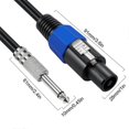 thumbnail image 3 of Speakon Male to 6.35mm Male Audio Adapter Cable, 3 of 5