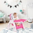 thumbnail image 2 of Trona 3 en 1 Costway Set Silla y Mesa Convertibles Rosa 54 x 67 x 101 cm, 2 of 10