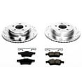 thumbnail image 3 of PowerStop Rear Z23 Evolution Sport Carbon-Fiber Ceramic Brake Pad and Drilled & Slotted Rotor Kit Fits: CHEVROLET Select Models K5535, 3 of 10